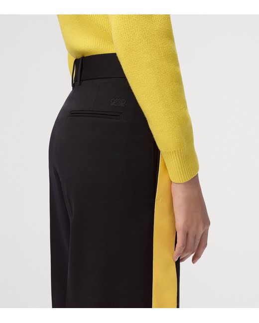 Loewe Blue Tape-Trim Tailored Trousers
