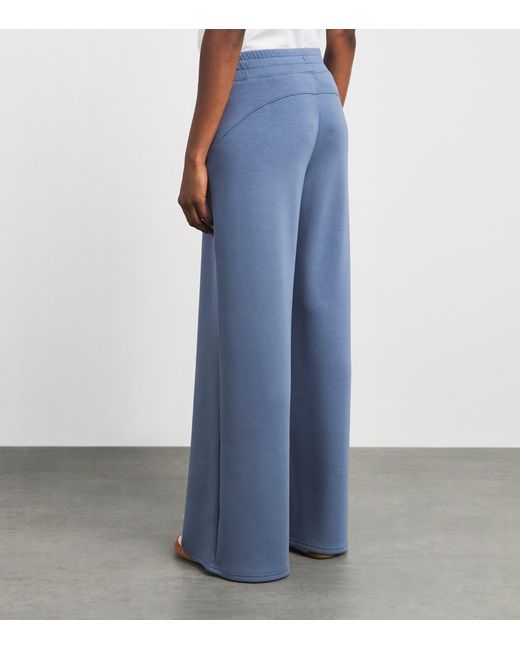 Spanx Blue Airessentials Wide-Leg Sweatpants