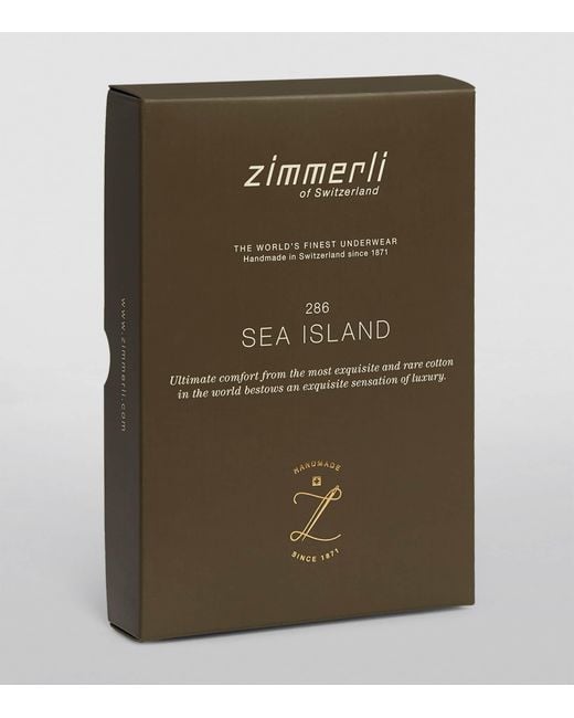 Zimmerli of Switzerland Black Sea Island Boxer Briefs for men