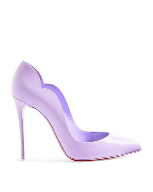Christian Louboutin Hot Chick Patent Leather Pumps 100 in Purple Lyst