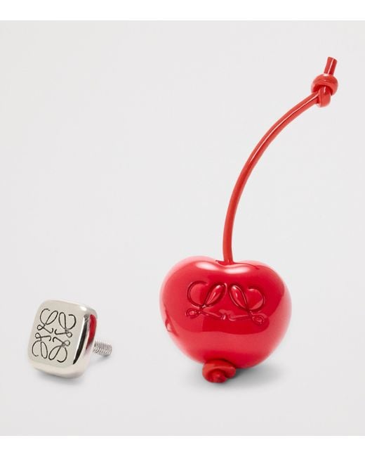 Loewe Red Cherry Pin Charm