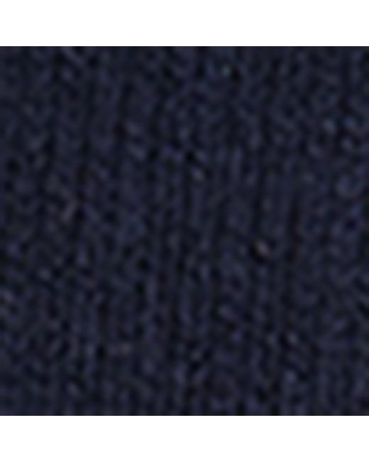 Brunello Cucinelli Blue Cashmere Ribed Socks for men