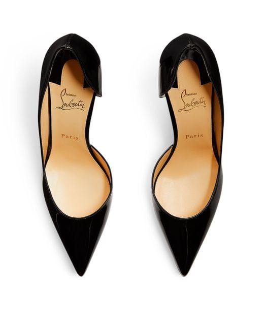 Christian Louboutin Black Iriza Patent Leather Pumps 85