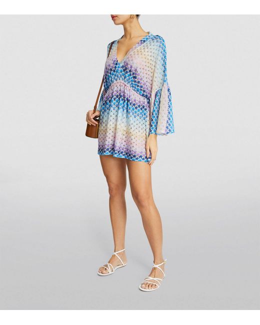 Missoni Blue Knitted Cover-up