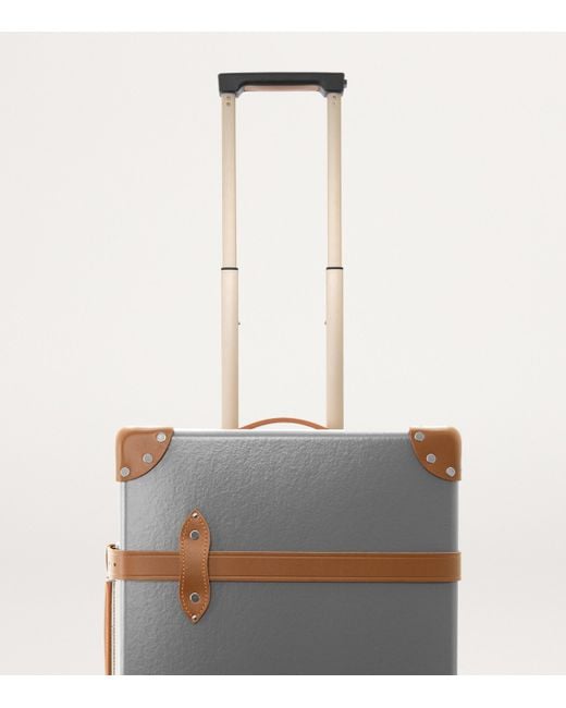 Globe-Trotter Gray Centenary 4-Wheel Suitcase