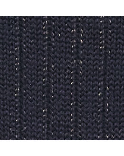 Doré Doré Blue Wool-Blend Vanisé Socks for men