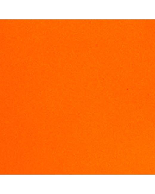 Comme des Garçons Orange Medium Leather Super Fluo Wallet for men