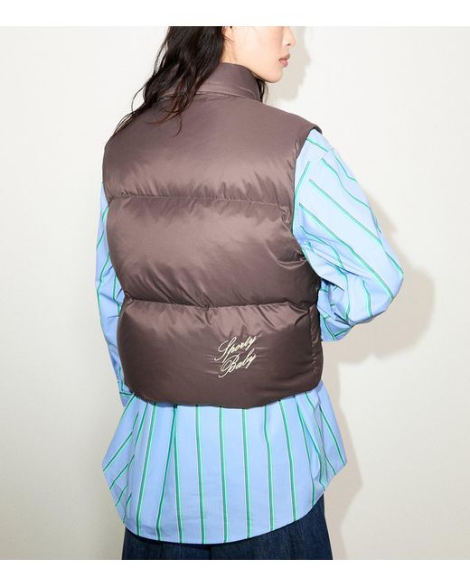MAX&Co. Brown Water-Repellent Down Gilet