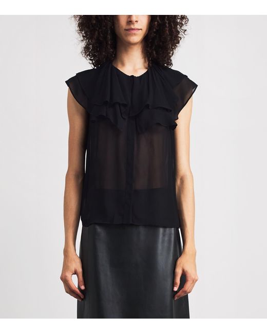 PAIGE Black Lucia Blouse