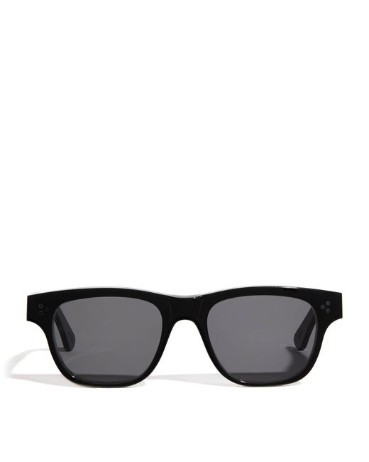 Eleventy Black Cellulose Acetate Marco Sunglasses for men