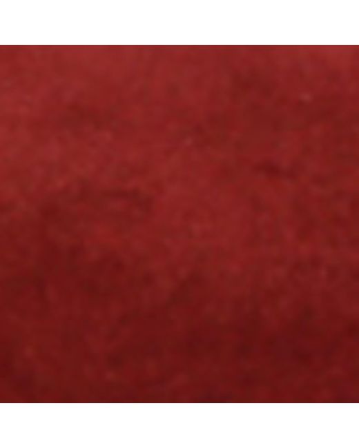 Le Monde Beryl Red Suede Buckle Claudia Ballet Flats