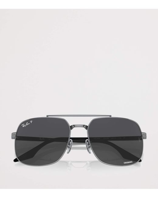Ray-Ban Gray Polarized+ Lenses Square Sunglasses