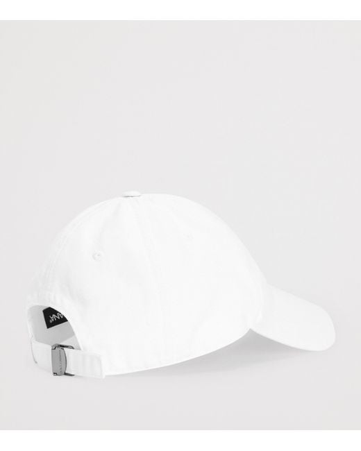Dolce & Gabbana White Appliqué Baseball Cap for men