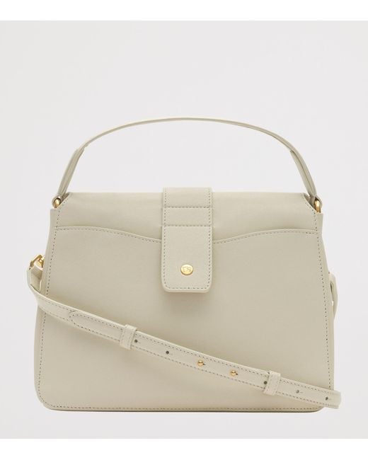 Burberry Natural Small Leather Rider Bag