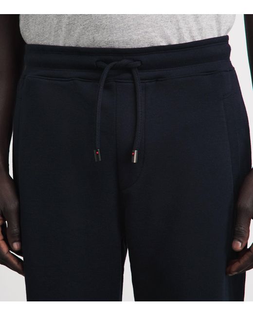 Isaia Blue Drawstring Sweatpants for men