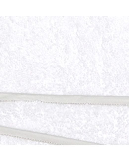 Pratesi White Cotton Treccia Bathrobe