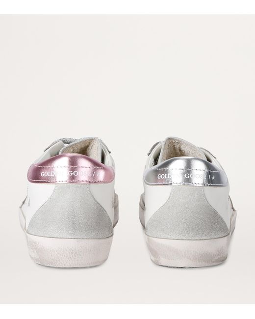 Golden Goose Deluxe Brand White Leather Exclusive Super-Star Sneakers