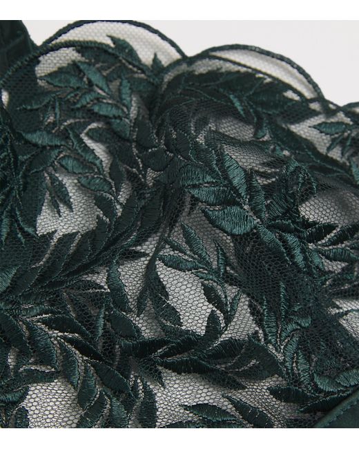 Coco De Mer Green Lace Arletta Soft Bra