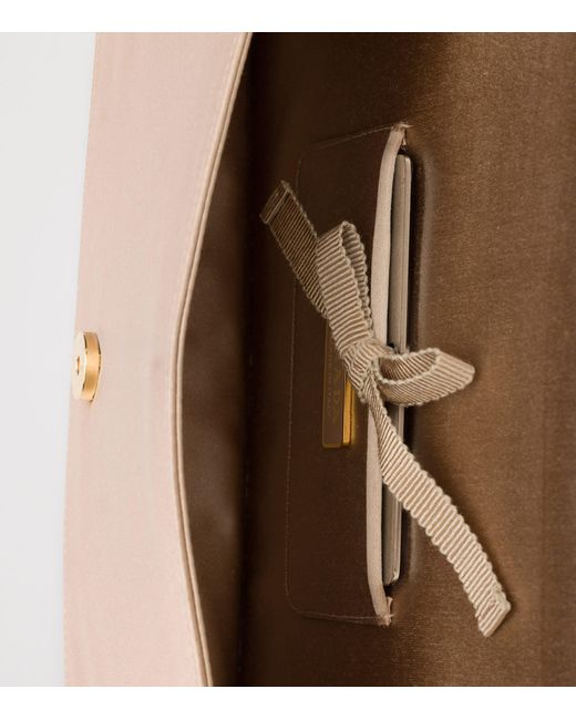 Prada Brown Mini Satin Cross-Body Bag
