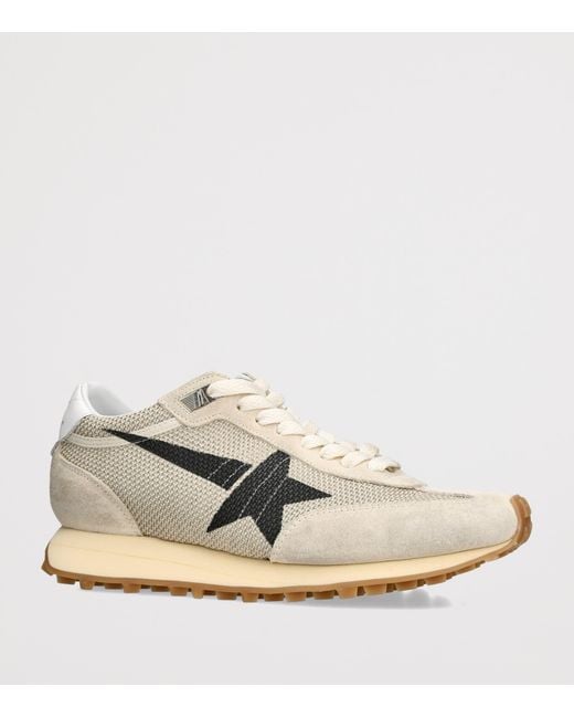 Golden Goose Deluxe Brand Natural Marathon Sneakers