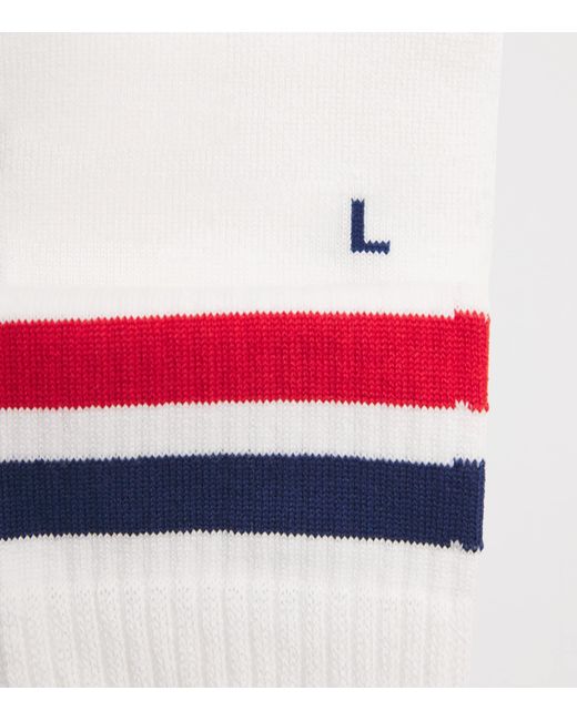 Falke White Ribbed Dynamic Socks for men
