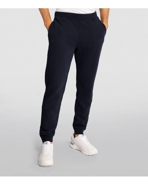 Sunspel Blue Loopback Sweatpants for men