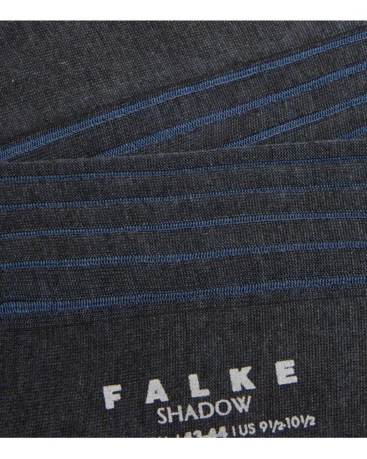 Falke Black Striped Shadow Socks for men