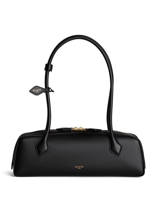 Alaïa Black Medium Leather Le Teckel Shoulder Bag
