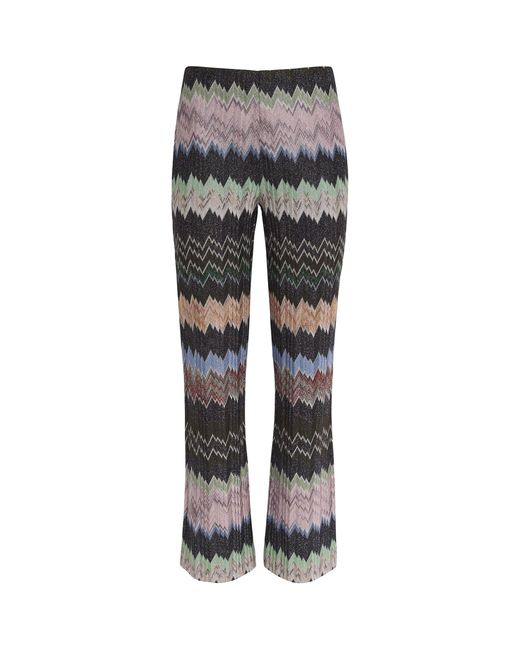 Missoni Gray Snake Flared Trousers