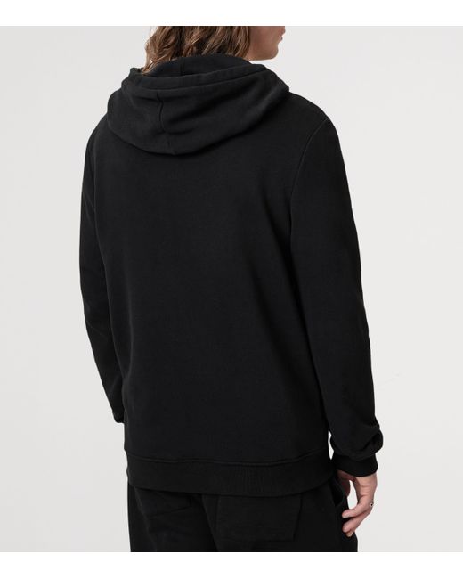 AllSaints Blue Raven Zip-Up Hoodie for men