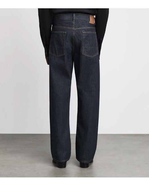 Our Legacy Blue Third Cut Wide-Leg Jeans for men