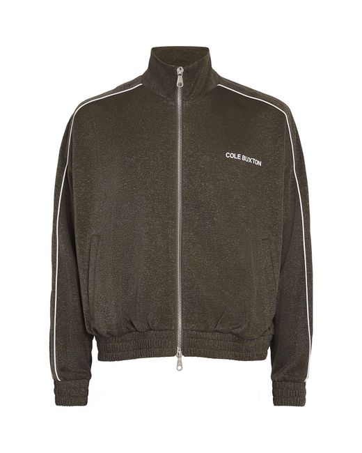 Cole Buxton Green Glitter Track Jacket for men
