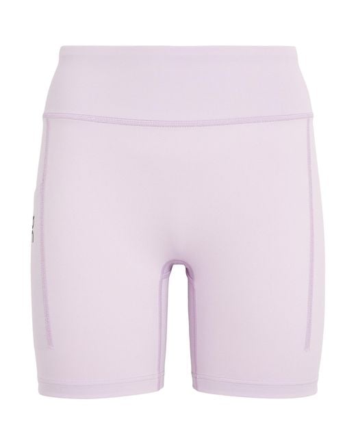 On Shoes Purple Performance Tight Shorts