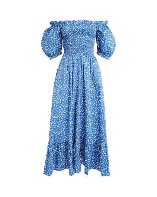 Polo Ralph Lauren Blue Floral Elery Dress