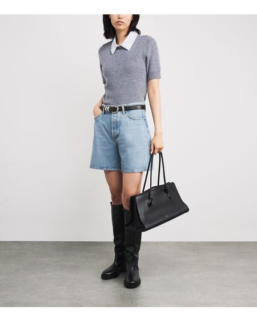 Sandro Black Leather Belt