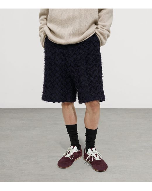 Bottega Veneta Purple Suede Orbit Flash Sneakers for men