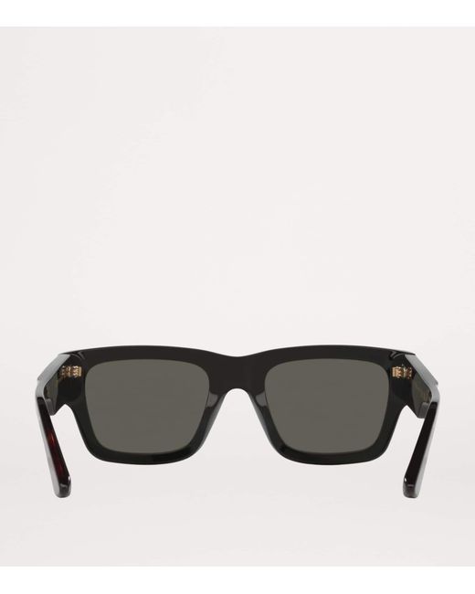 Gucci Black Rectangular Sunglasses for men