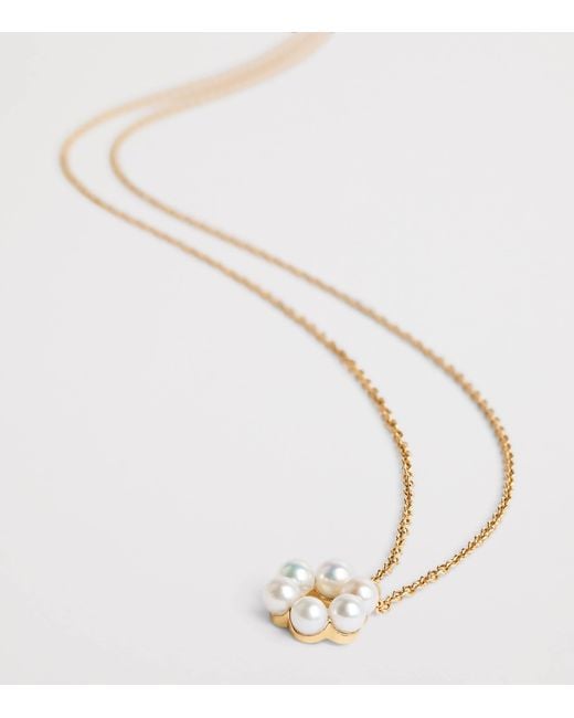Sophie Bille Brahe Metallic And Pearl Starry Night Luna Perle Necklace