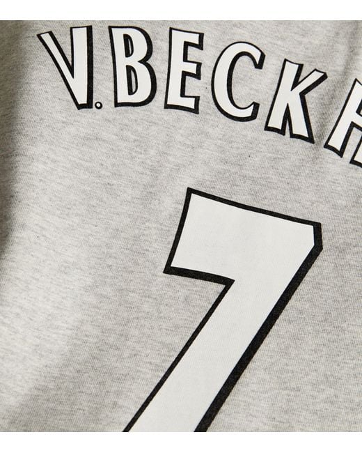 Victoria Beckham Gray Organic Cotton Football T-shirt
