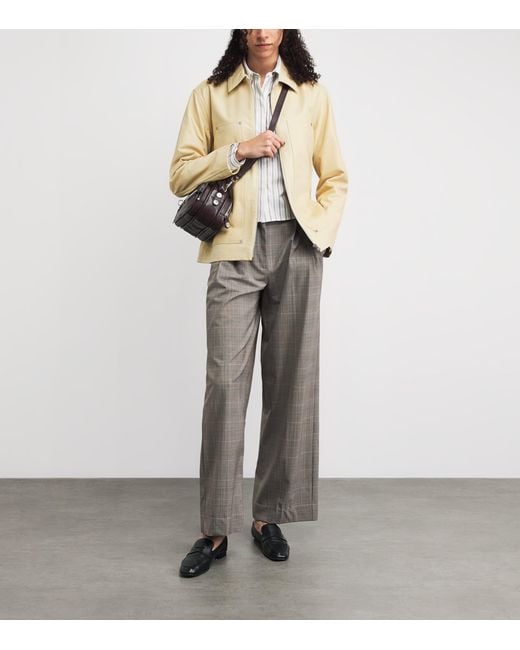 Rag & Bone Natural Sid Leather Jacket