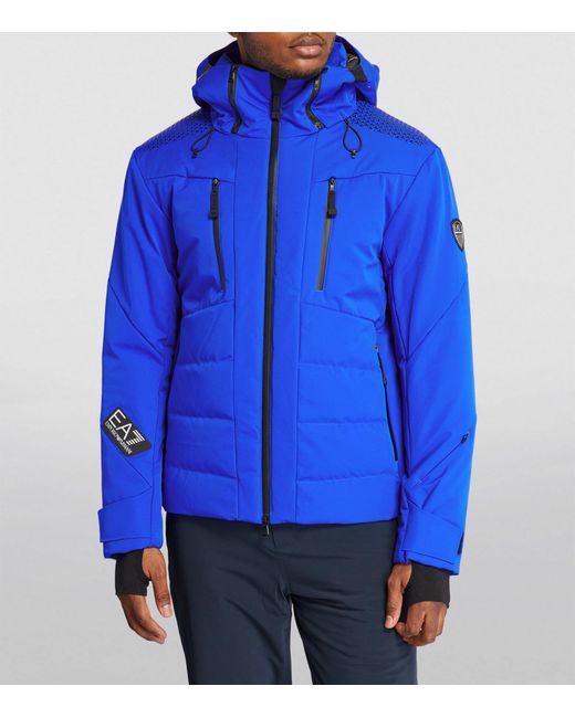 EA7 Padded Ski Jacket in Blue for Men | Lyst UK