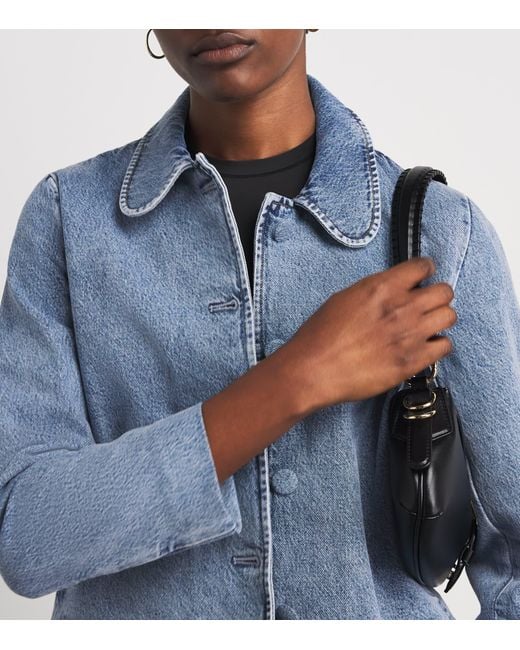 FRAME Blue The Palm Denim Jacket
