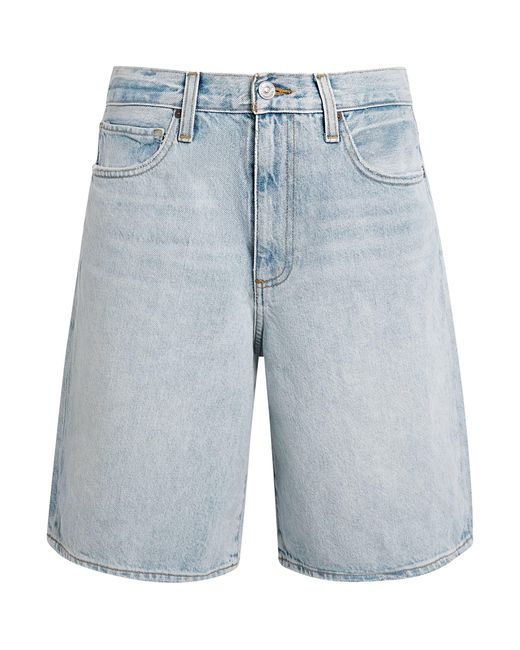 PAIGE Blue Faye Denim Shorts