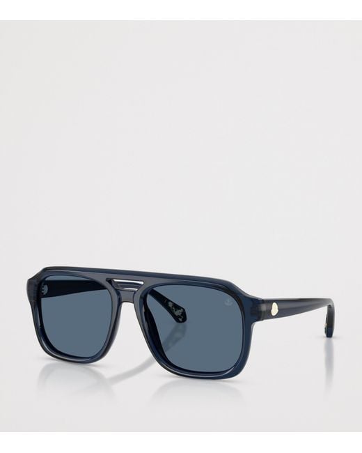 Moncler Blue Vantos Pillow Sunglasses