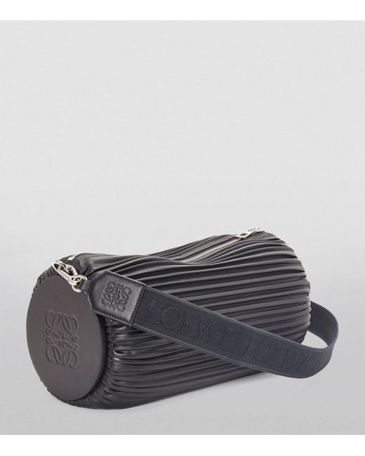 Loewe Black Large Leather Bracelet Pouch