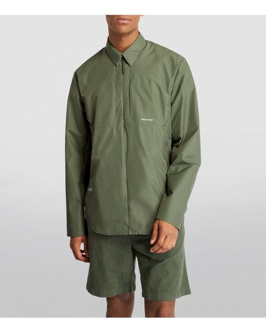 Norse Projects Green Zp-up Overshirt for men