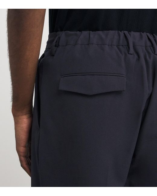 J.Lindeberg Blue Water-Repellent Jun Oxy Trousers for men