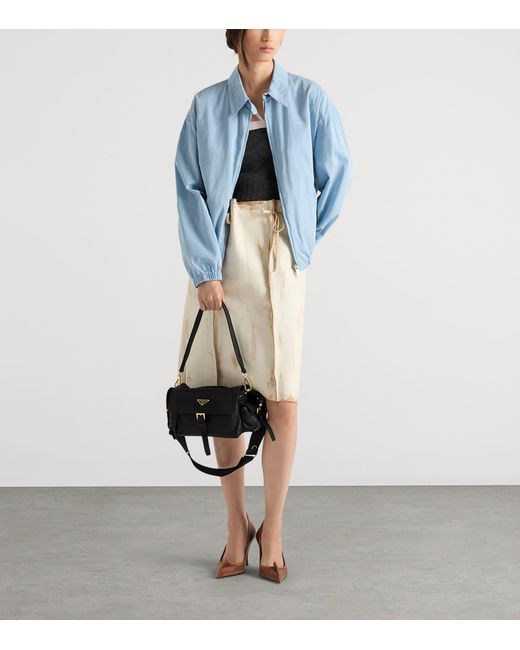 Prada Black Medium Leather Explore Shoulder Bag