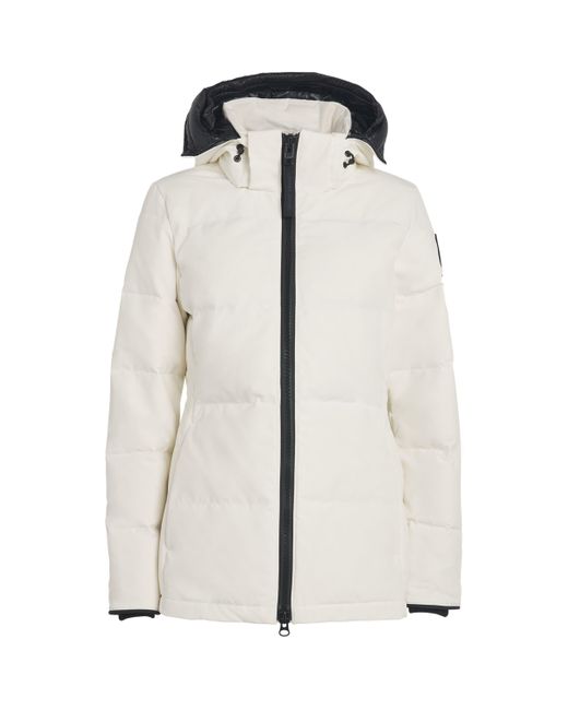 Canada Goose White Down Water-Repellent Chelsea Parka Coat