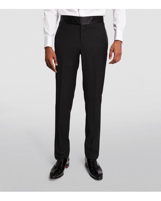 Giorgio Armani Black Virgin Wool-Silk 2-Piece Soho Tuxedo for men